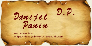 Danijel Panin vizit kartica